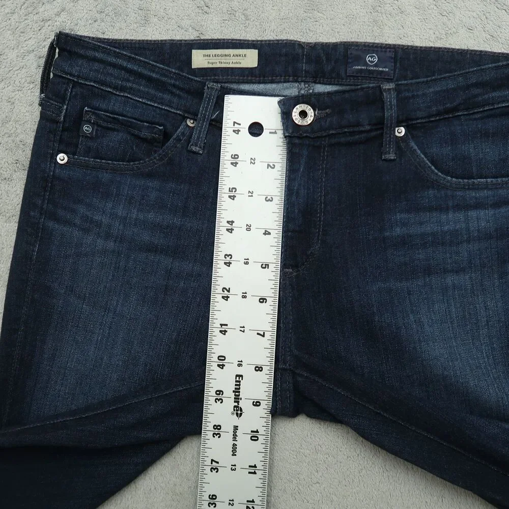 Adriano Goldschmied AG Women's Size 27R Low-Rise The Legging Ankle 28.5